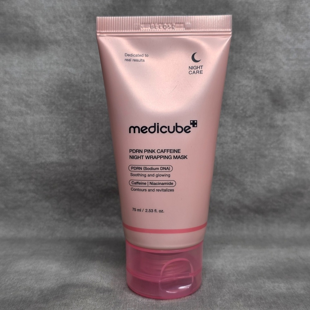 Medicube PDRN Pink Caffeine Night Wrapping Mask Overnight Mask 2.53 Sealed NWOB